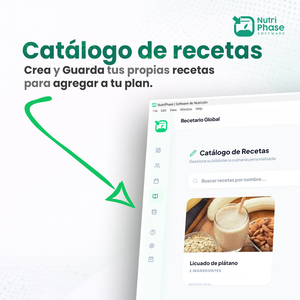 Software para nutriólogos (Pago único)