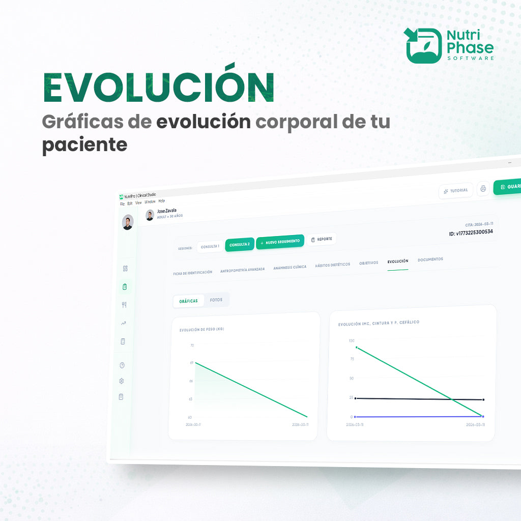 Software para nutriólogos (Pago único)